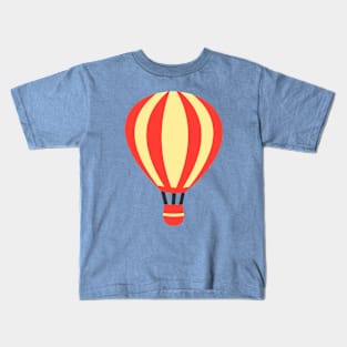 Classic Red and Yellow Hot air Balloon Kids T-Shirt